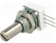 149-10K - Potentiometer  shaft, single turn, 10k, 1W, 10%, 6.35mm, THT