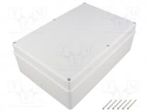 Enclosure  multipurpose, X 190mm, Y 280mm, Z 95mm, polystyrene