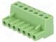 TBW-5.08-K-7P - Pluggable terminal block, 5.08mm, ways 7, straight, plug, female