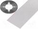 Wire  ribbon, 1.27mm, stranded, Cu, 40x28AWG, PVC, grey, 30,5m