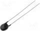 NTC thermistor, 1.5k, THT, 3950K, -55....125C, 500mW, Ø6.5mm