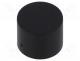 B32-1610 - Button, round, black, Ø9.5mm, B3F-4,B3F-5,B3W