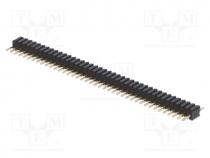 ZL311-40P - Pin header, pin strips, male, PIN  40, straight, 1.27mm, THT, 1x40