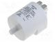 Filter  anti-interference, mains, 250VAC, Cx  0.47uF, Cy  25nF, 1mH