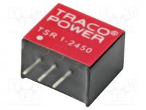 Converter  DC/DC, Uin  6.5....36V, 5VDC, Iout  1A, SIP3, 1.9g, 500kHz