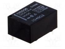 Relays PCB - Relay  electromagnetic, SPST-NO, Ucoil  24VDC, 10A/250VAC, 150mW