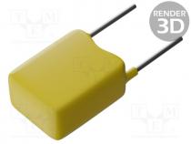 C320C224K5R5TA - Capacitor  ceramic, MLCC,monolithic, 220nF, 50V, X7R, 10%, THT