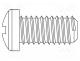 Screw, M4x10, 0.7, Head  cheese head, Phillips, polyamide