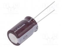 UPT2W220MHD - Capacitor  electrolytic, THT, 22uF, 450VDC, Ø12.5x31.5mm, 20%