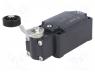 FD551 - Limit switch, lever R 40mm, plastic roller Ø20mm, NO + NC, 10A