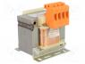 TMB50/400/230V - Transformer  mains, 50VA, 400VAC, 230V, Leads  terminal block, IP00