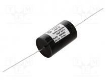 Capacitor  polypropylene, 15uF, 400VDC, 2%, Ø29.3x44mm, -25....85C