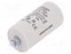 Capacitor  motors, run, 16uF, 425VAC, Ø36x70mm, -25....85C, 5%