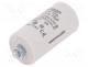 Motor capacitor - Capacitor  motors, run, 16uF, 425VAC, Ø36x70mm, -25÷85C, 5%