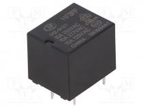 Relays PCB - Relay  electromagnetic, SPST-NO, Ucoil  12VDC, 10A/277VAC, 15A