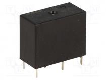 Relay  electromagnetic, SPST-NO, Ucoil  12VDC, 10A/250VAC, 200mW