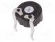 PT6LV-100K - Potentiometer  mounting, single turn,horizontal, 100k, 100mW