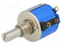 3540S-1-104L - Potentiometer  shaft, multiturn, 100k, 2W, 5%, 6.35mm, linear