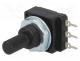 16PMI-47K - Potentiometer  shaft, single turn, 47k, 60mW, PCB, 6mm, plastic