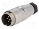 Connector  M16, plug, male, soldering, for cable, PIN  7, 5A, 300V