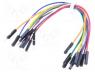 MIKROE-512 - Connection cable, male-female, PIN  1, 150mm, Pcs  10