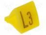 Markers for cables and wires, Label symbol  L3, 10÷16mm, H  21mm