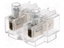  - Terminal block, ways  2, 0.75÷4mm2, screw terminal, 400V, 16A