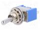  - Switch  toggle, Pos  2, SPST, ON-OFF, 6A/125VAC, -10÷55C, 1kV