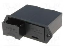 Battery Holder - Drawer holder, Mounting  on panel, Leads  soldering lugs, UL94V-0