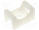   - Cable tie holder, polyamide, natural, Tie width  5.6mm, Ht  7.2mm