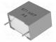 Capacitor  polypropylene, 100nF, 10mm, 10%, 13x4x9mm, -40....110C