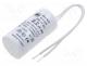 Motor capacitor - Capacitor  motors, run, 2.2uF, 475VAC, Ø28x55mm, -25÷85C, 5%