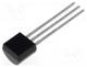 Transistor  N-MOSFET, unipolar, 60V, 0.45A, 0.7W, TO92