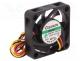 Fan DC - Fan  DC, axial, 5VDC, 40x40x10mm, 13.52m3/h, 27.3dBA, Vapo, 7000rpm