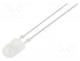 LL-544UVM2I-Q5-T - LED, oval, 5.2x3.8mm, violet, 9÷20mcd, 110/40, Front  convex, 20mA