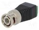 Connector BNC - Adapter, BNC male,terminal block, PIN  2