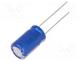 JRG-1800U/6.3 - Capacitor  electrolytic, THT, 1800uF, 6.3VDC, Ø13x21mm, Pitch  5mm