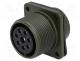 DS3102A-18-8S - Connector  circular, Series  DS/MS, socket, female, PIN  8(1+7)