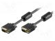 Καλώδιο VGA - Cable, D-Sub 15pin HD plug,both sides, 20m, Colour  black