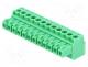 Terminal Blocks - Pluggable terminal block, 3.5mm, ways  12, straight, plug, female