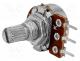 R16148-1A-2-A22K - Potentiometer  shaft, single turn, 22k, 63mW, 20%, THT, 6mm, metal