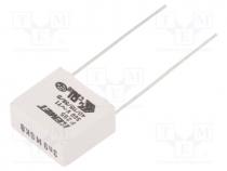 Capacitor  paper, Y1, 3.9nF, 500VAC, 15mm, 20%, THT, Series  P295