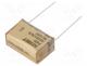 Paper capacitor - Capacitor  paper, X2, 220nF, 275VAC, 25.4mm, 20%, THT, Series  P409