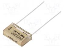 PME261KB5470KR30 - Capacitor  paper, 47nF, 220VAC, 15.2mm, 10%, THT, Series  PME261