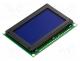 RG12864B-BIW-V - Display  LCD, graphical, 128x64, STN Negative, blue, 75x52.7x8.9mm