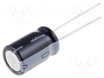 UVZ2A220MED - Capacitor  electrolytic, THT, 22uF, 100VDC, Ø6.3x11mm, Pitch  2.5mm