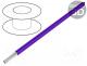 7054/19-VI005 - Wire, HookUp Wire PVC, stranded, Cu, 24AWG, violet, PVC, 150V, 30.5m