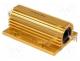 Resistor  wire-wound, with heatsink, screw, 10, 100W, 5%