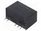 Converter  DC/DC, 2W, Uin  4.5÷5.5V, Uout  15VDC, Uout2  -15VDC, SIP7