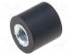 Vibration damper, M3, Ø  8mm, rubber, L  8mm, H  3mm, 75N, 38N/mm